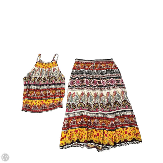 Skirt Set 2pc By Christian Siriano In Multi-colored, Size: L