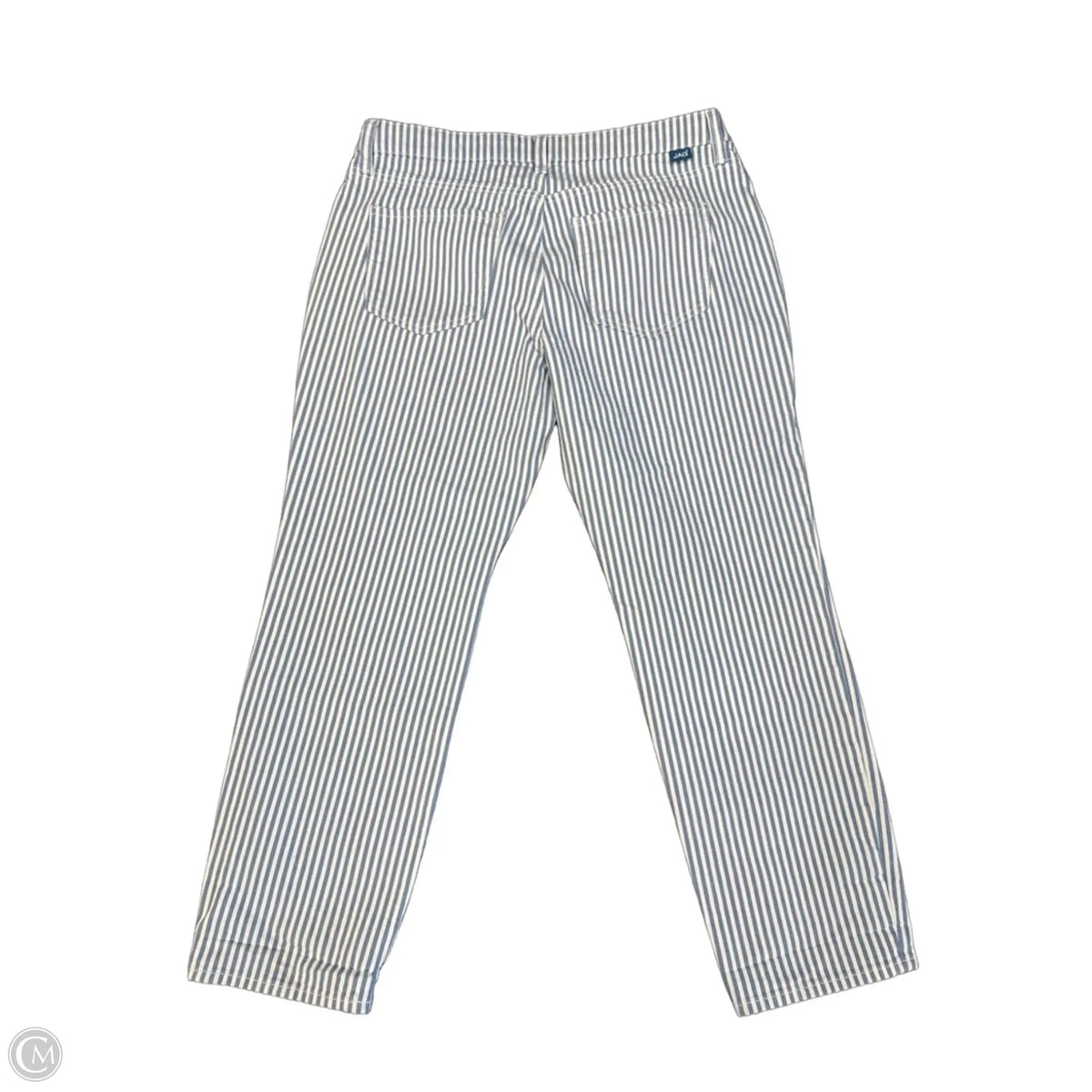 Jeans Straight By Jag In Striped Pattern, Size: 10p