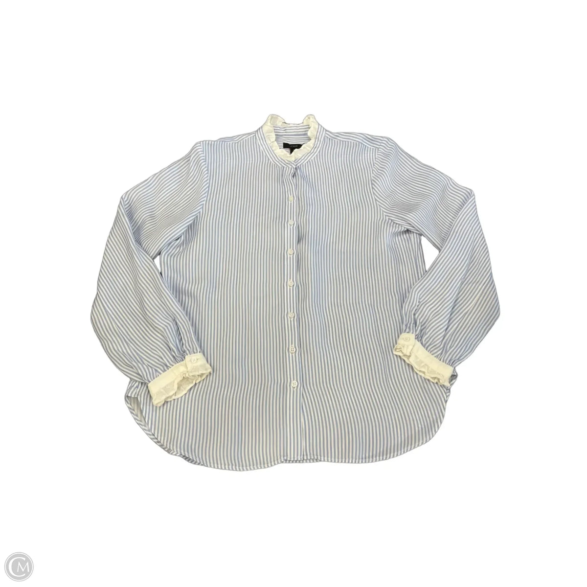 Top Long Sleeve By J. Crew In Blue, Size: M