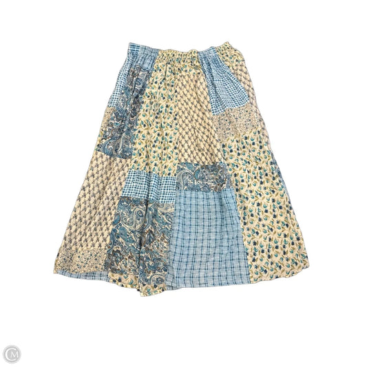 Skirt Maxi By St Johns Bay In Blue & Cream, Size: 2x