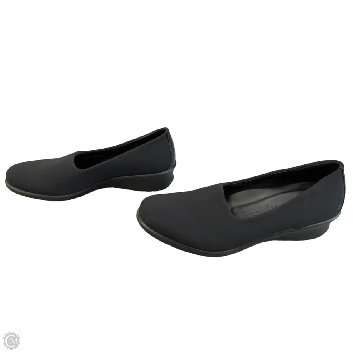 Shoes Flats By Ecco In Black, Size: 9.5