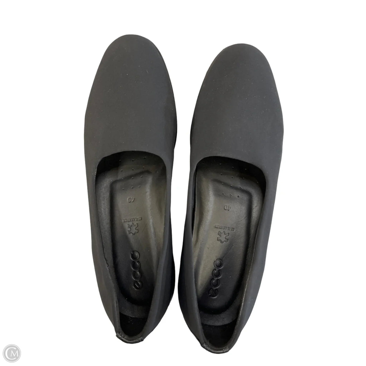 Shoes Flats By Ecco In Black, Size: 9.5