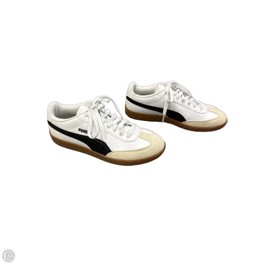 Shoes Sneakers By Puma In Black & White, Size: 9