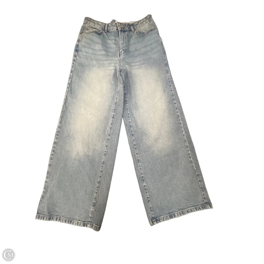 Jeans Wide Leg By Time And Tru In Blue Denim, Size: 10