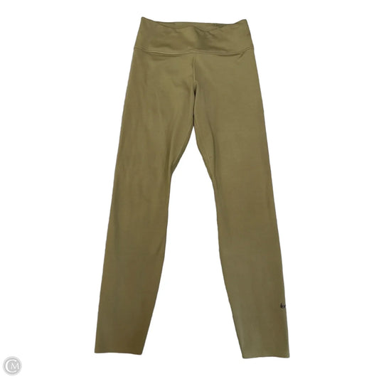 Athletic Leggings By Nike In Green, Size: S