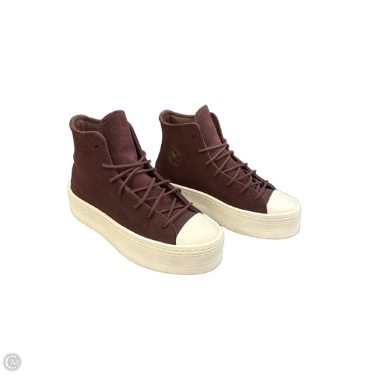 Shoes Sneakers Platform By Converse In Brown, Size: 8