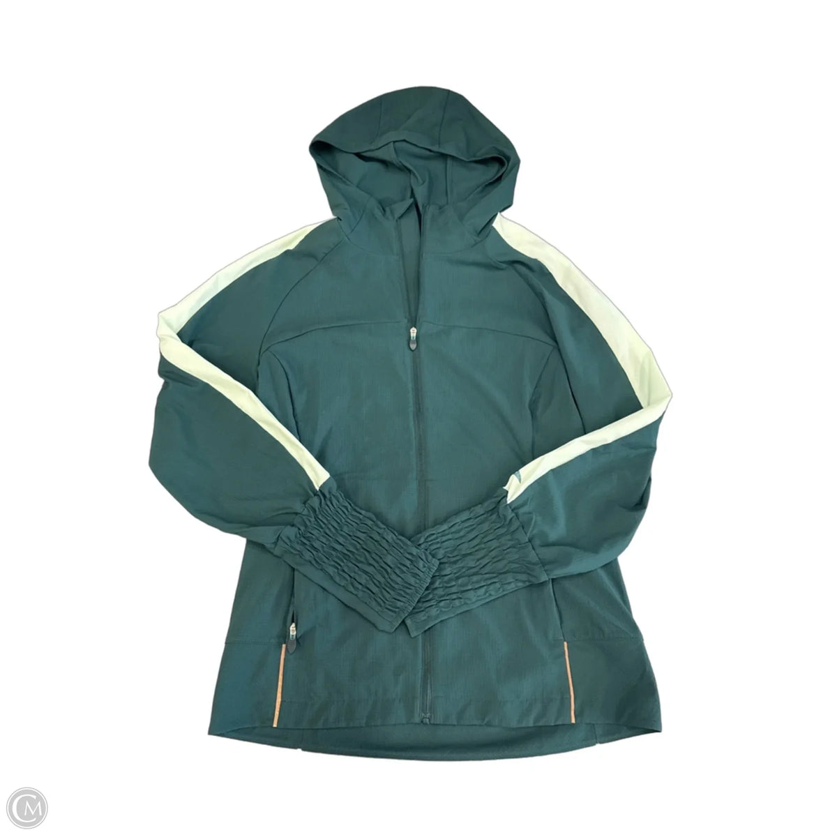 Athletic Jacket By Brooks In Green, Size: S