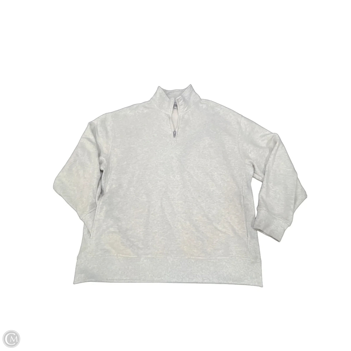 Sweatshirt Collar By Athleta In Grey, Size: L