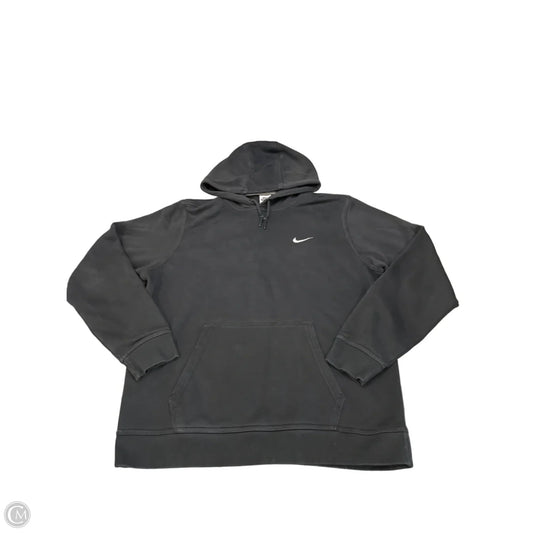 Sweatshirt Hoodie By Nike In Black, Size: Xl