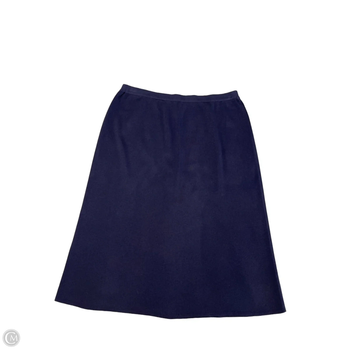Skirt Midi By Ming Wang In Navy, Size: M