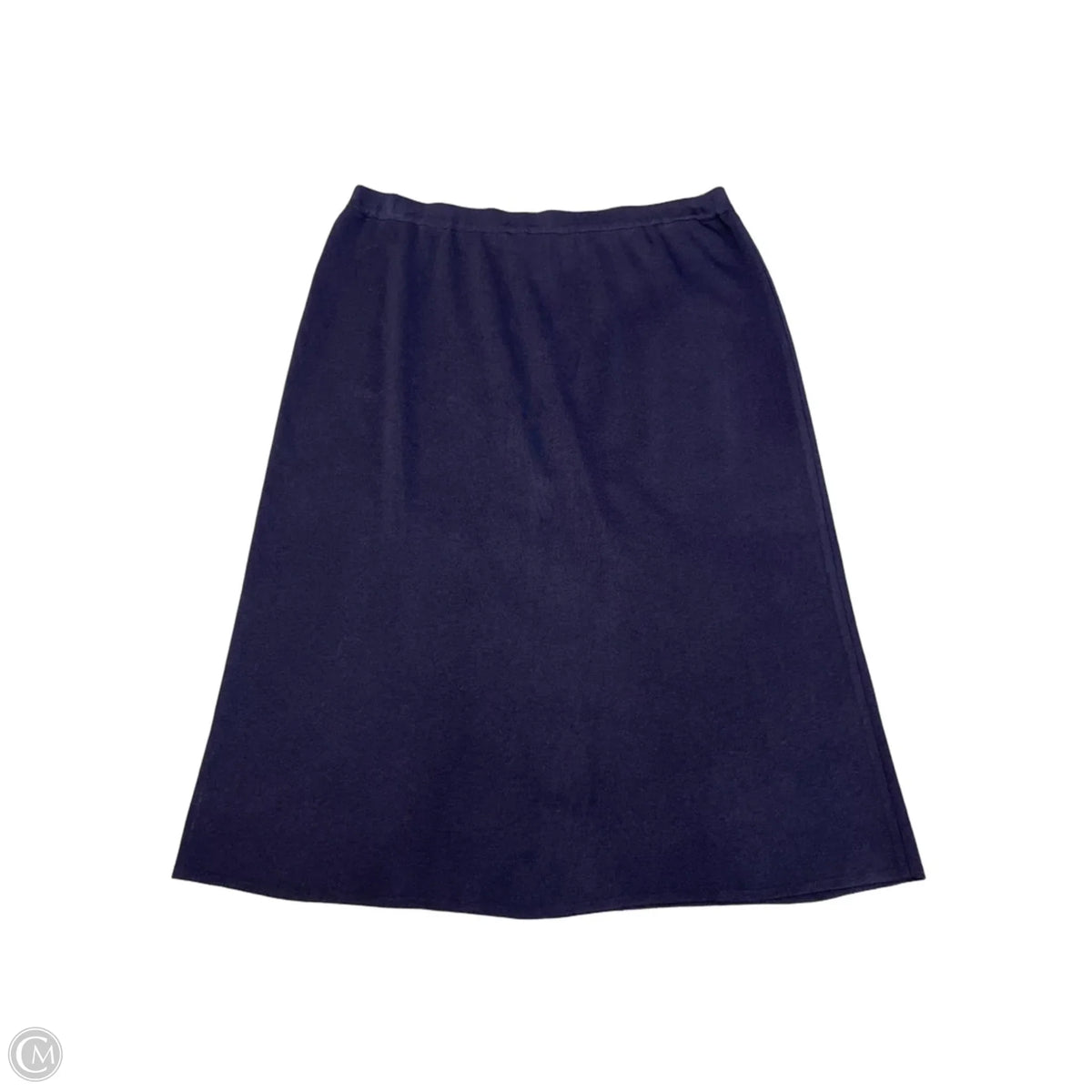 Skirt Midi By Ming Wang In Navy, Size: M