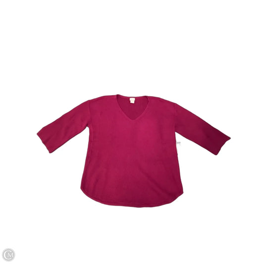 Sweater By Chicos In Pink, Size: L