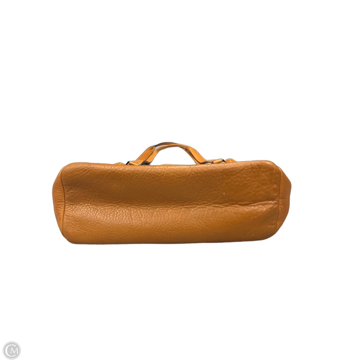 Handbag Leather By Fossil, Size: Medium