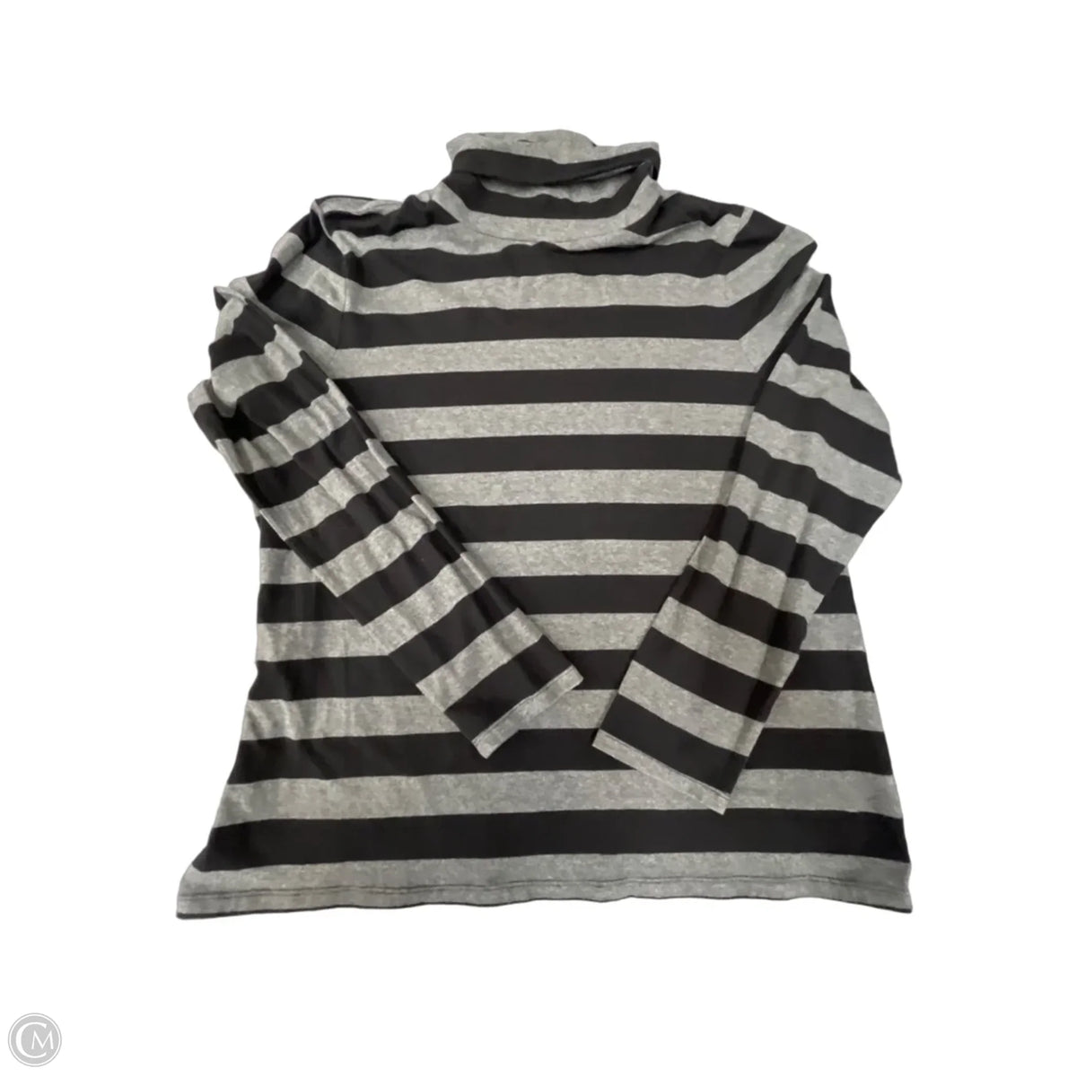 Top Long Sleeve By Talbots In Striped Pattern, Size: Xl