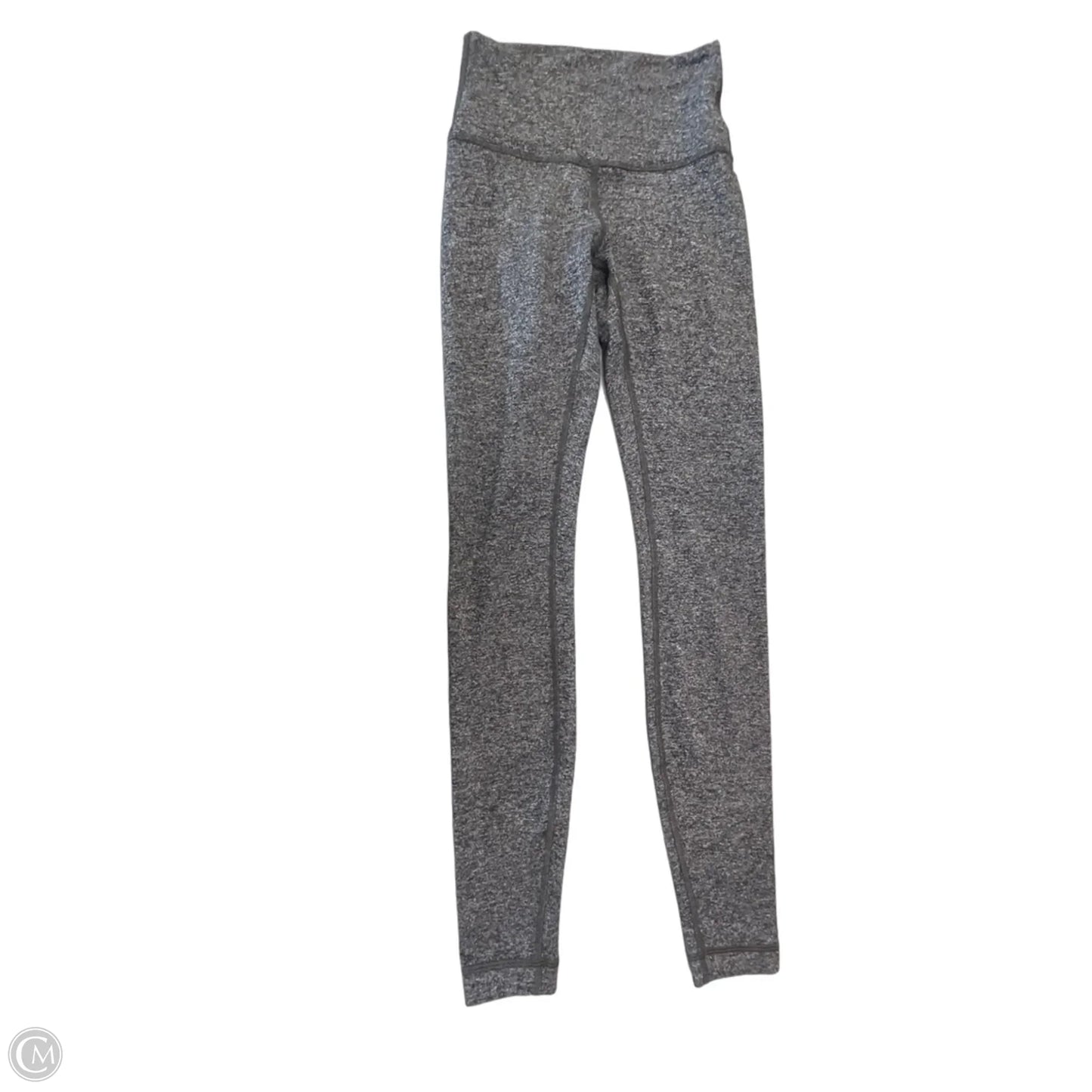 Athletic Leggings By Lululemon In Grey, Size: Xs