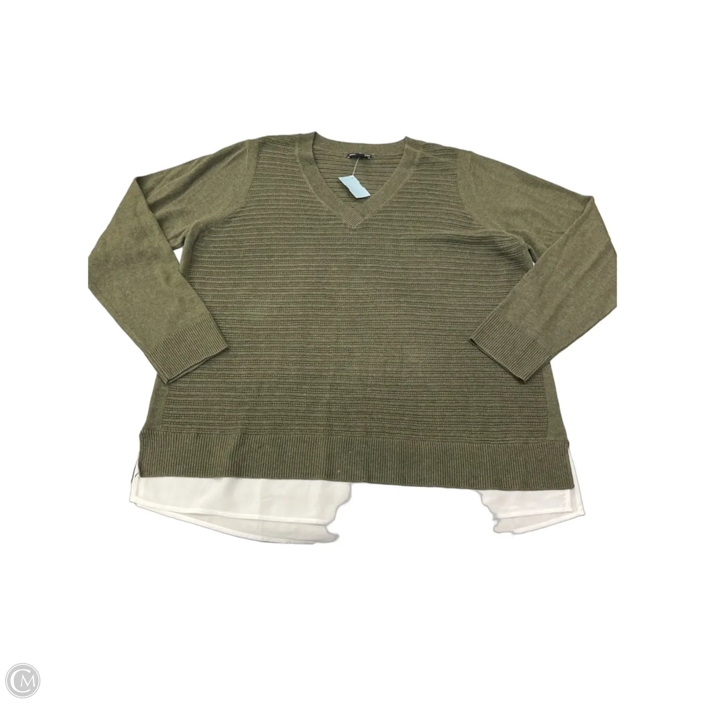 Sweater By Hilary Radley In Green, Size: Xxl