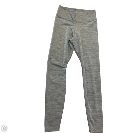 Athletic Leggings By Nike In Grey, Size: S