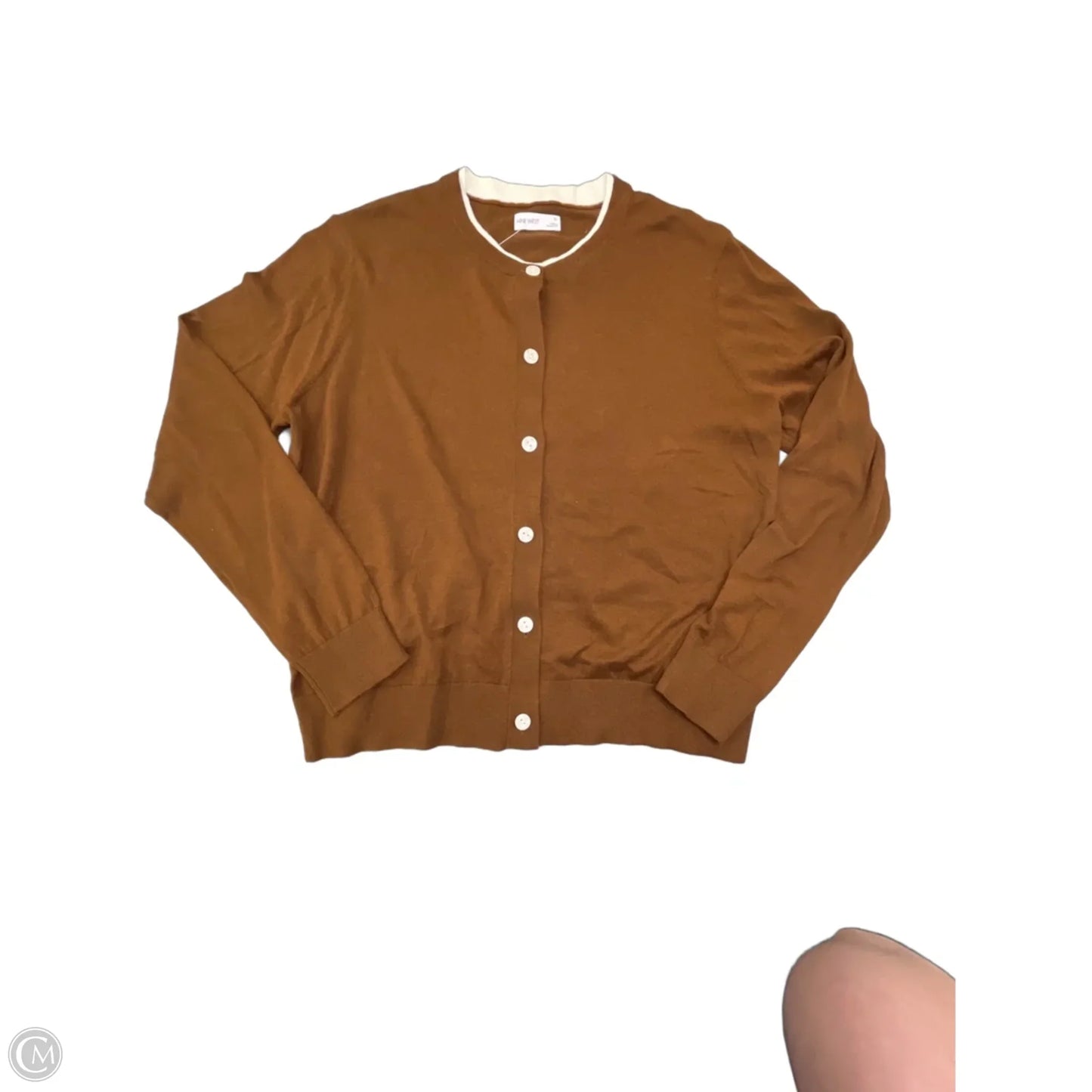 Cardigan By Nine West In Brown, Size: Xl