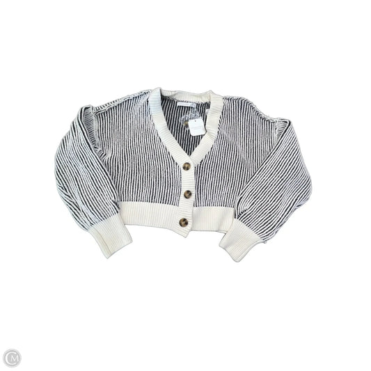 Sweater Cardigan By Altard State In Striped Pattern, Size: S