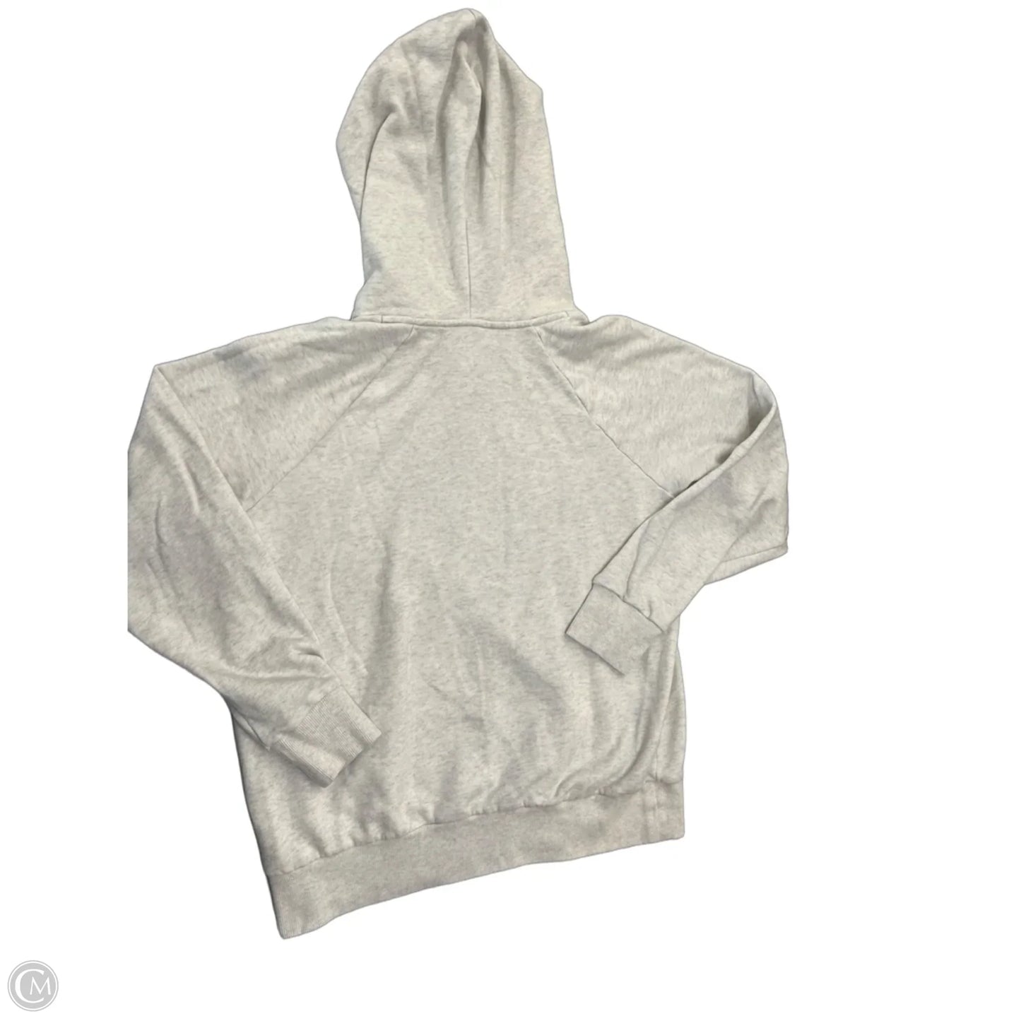 Sweatshirt Hoodie By Under Armour In Cream, Size: S