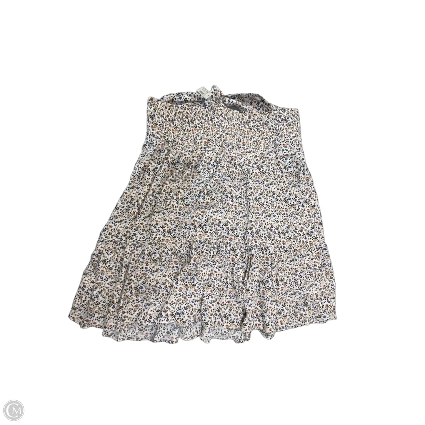 Skirt Mini & Short By Madewell In Floral Print, Size: L