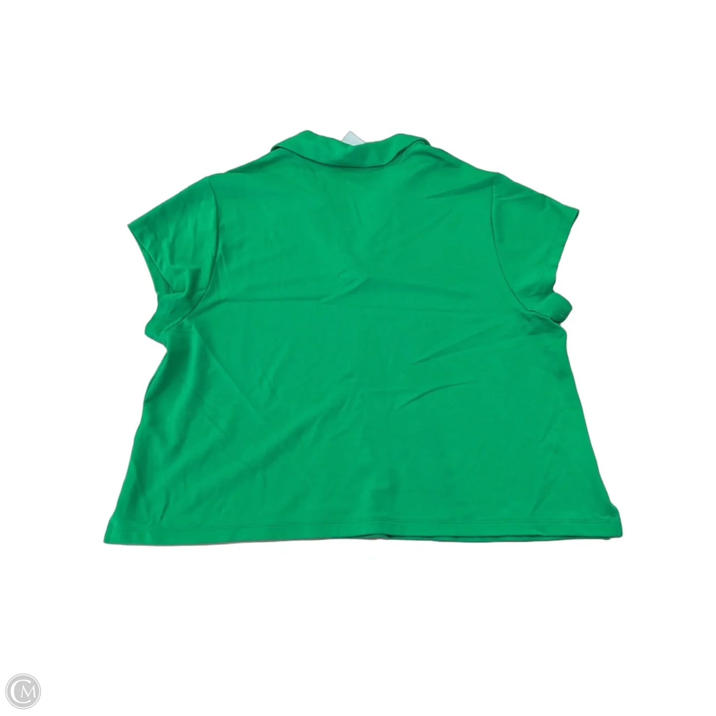 Top Short Sleeve By Cabi In Green, Size: Xl