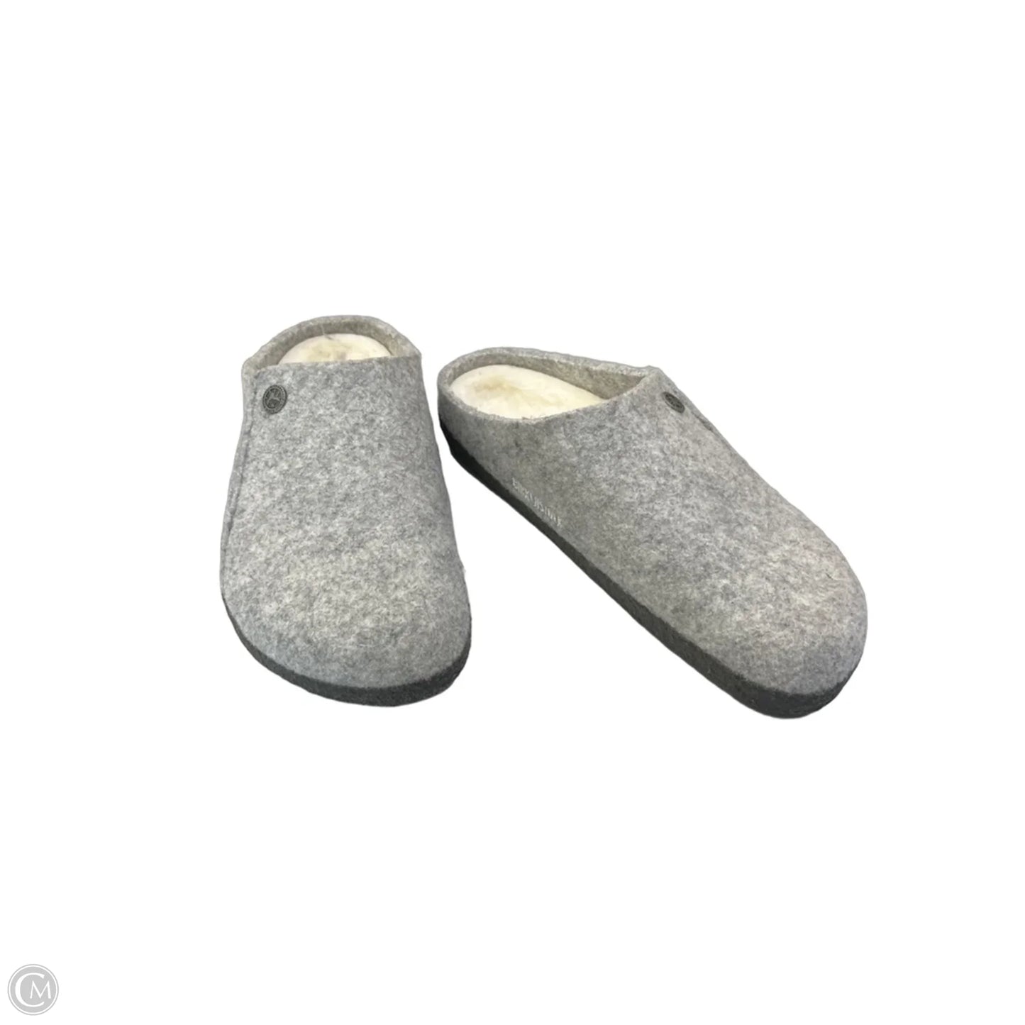 Shoes Flats By Birkenstock In Grey, Size: 8