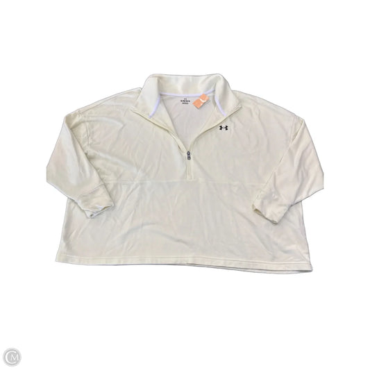 Athletic Sweatshirt Collar By Under Armour In Yellow, Size: 1x