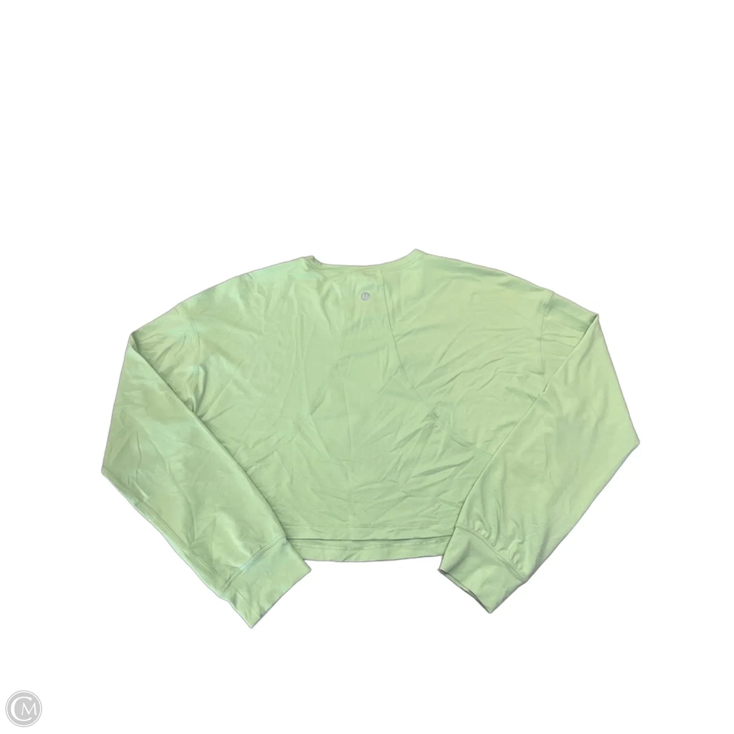 Athletic Top Long Sleeve By Lululemon In Green, Size: L