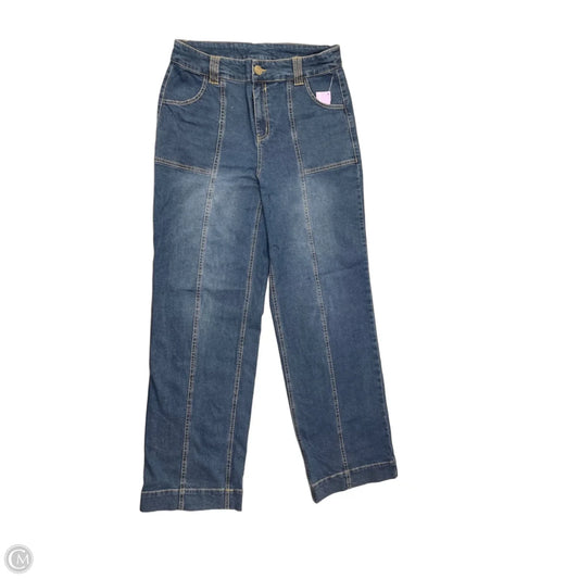Jeans Wide Leg By Christopher And Banks In Blue Denim, Size: 8