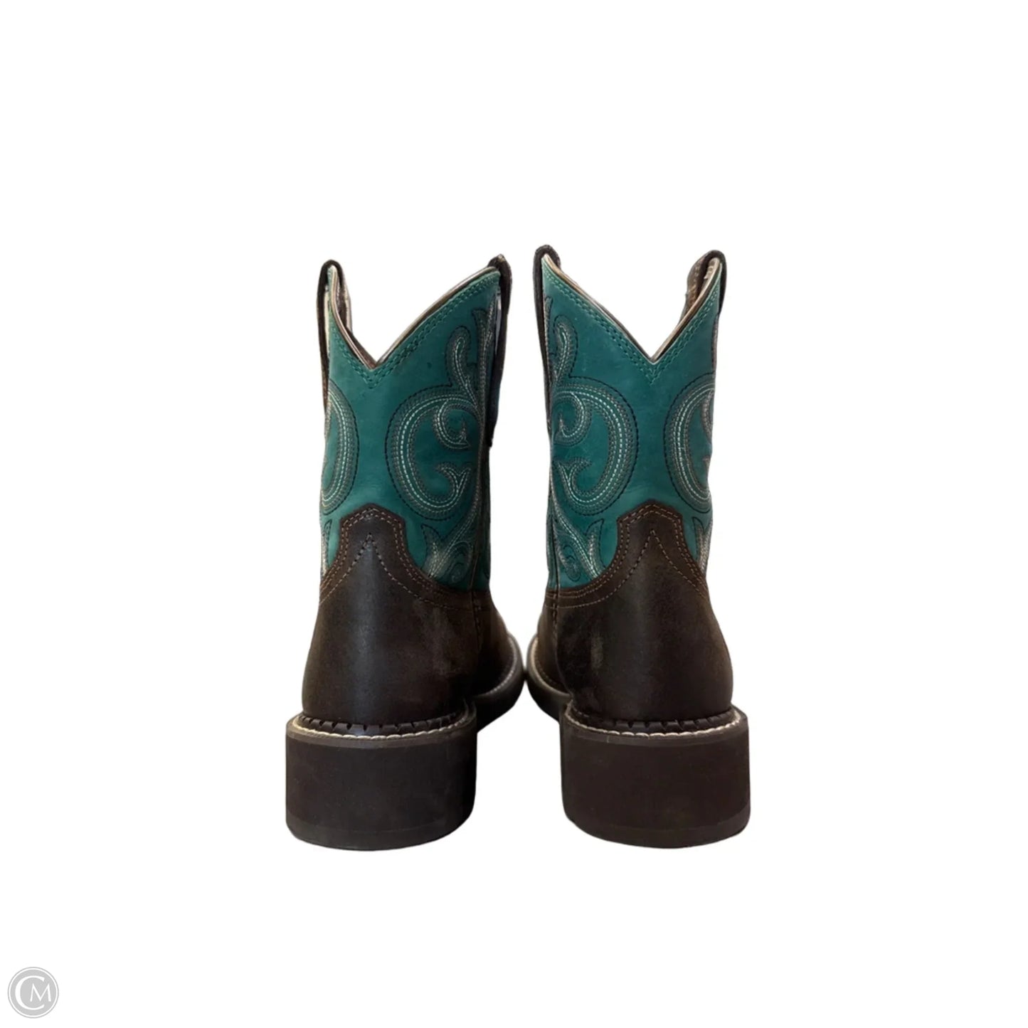 Boots Western By Ariat In Teal, Size: 7