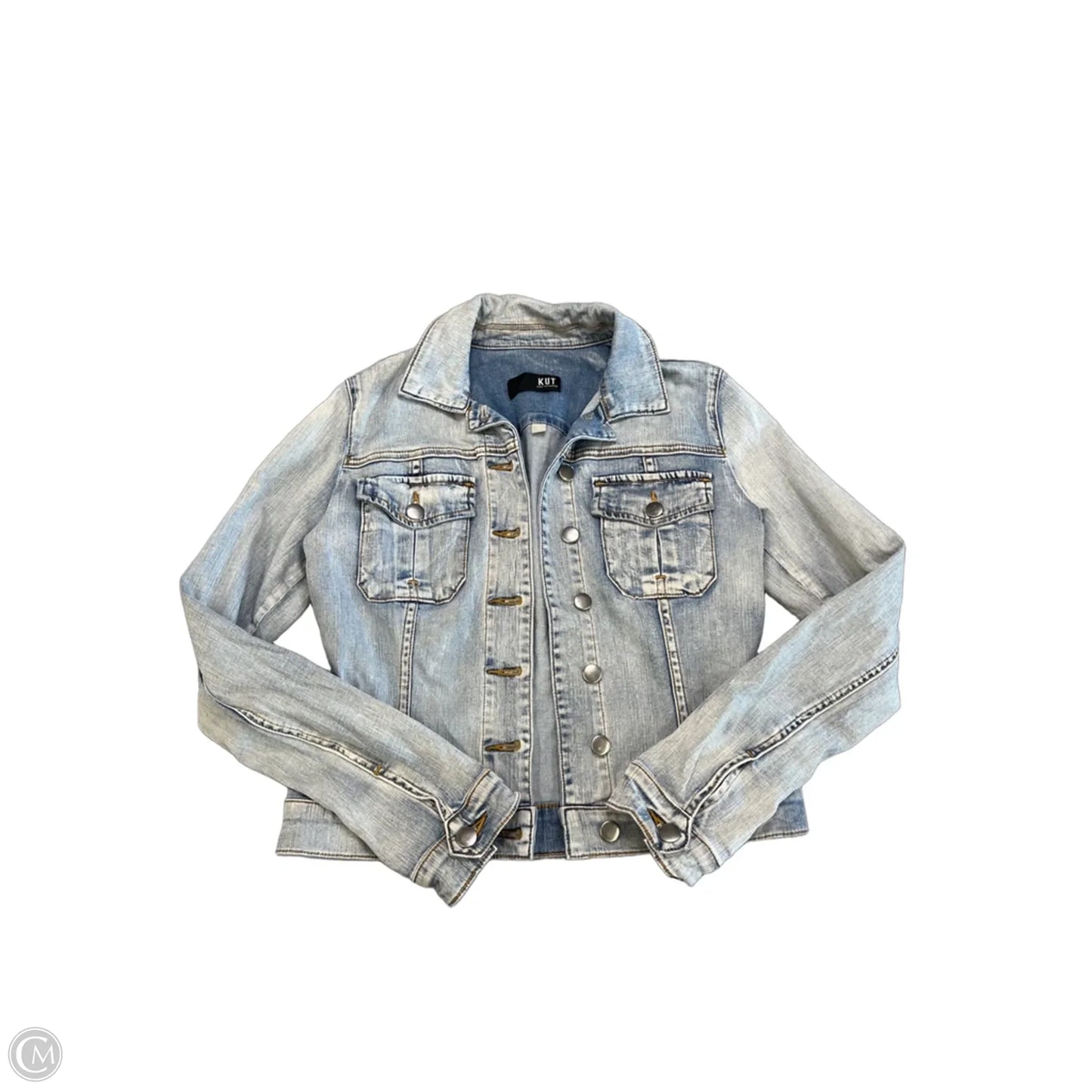 Jacket Denim By Kut In Blue, Size: S