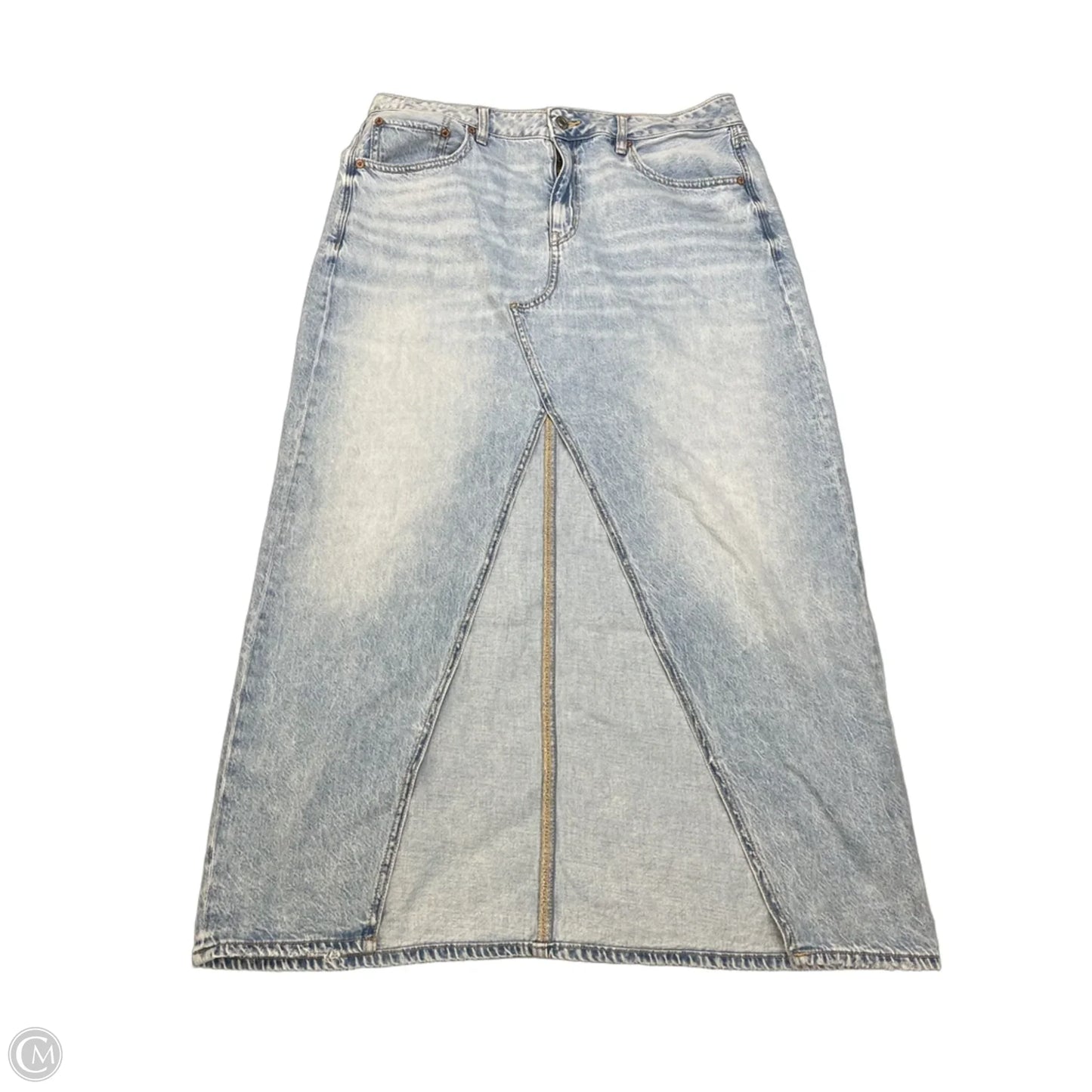 Skirt Maxi By American Eagle In Blue, Size: L