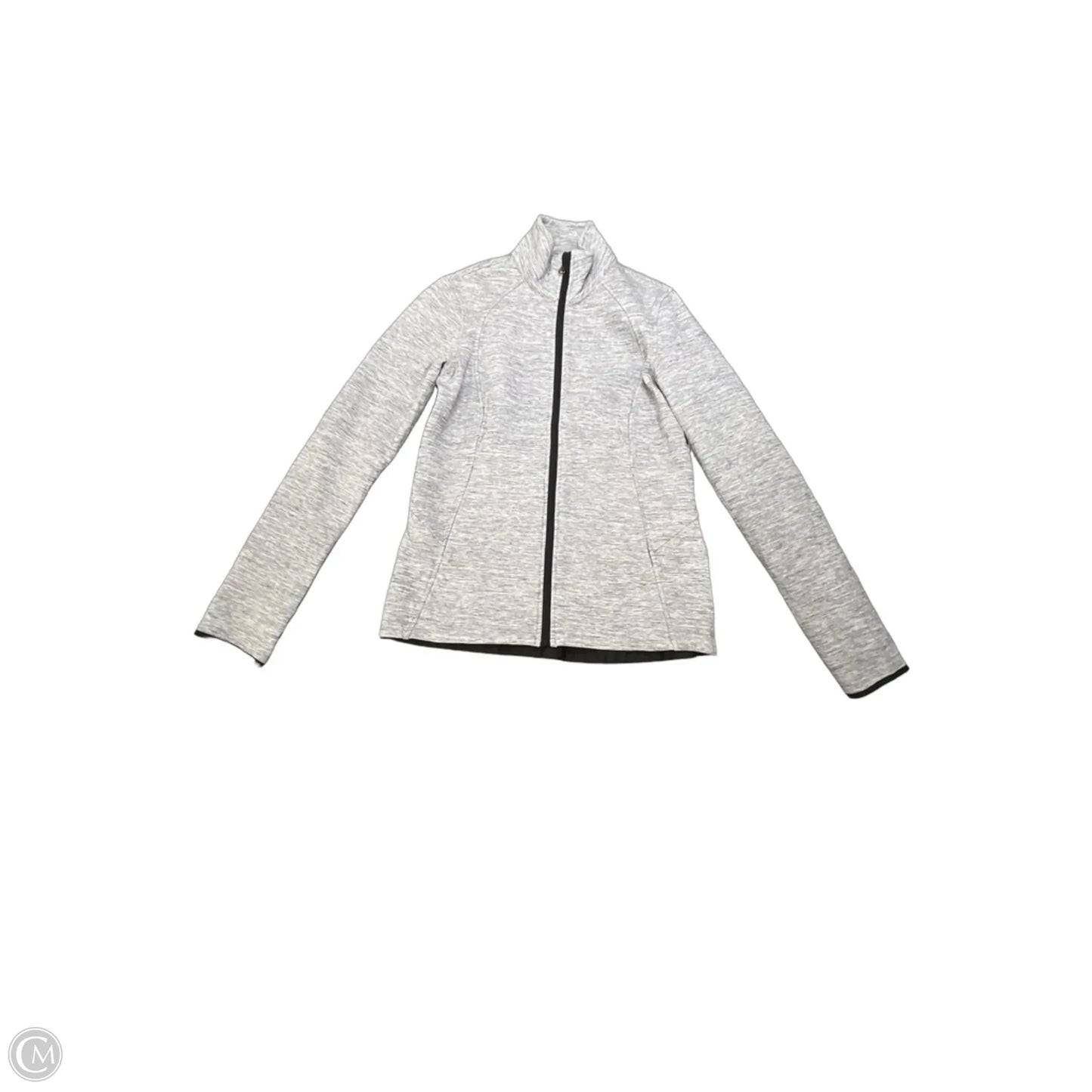 Athletic Jacket By Lululemon In Grey, Size: S
