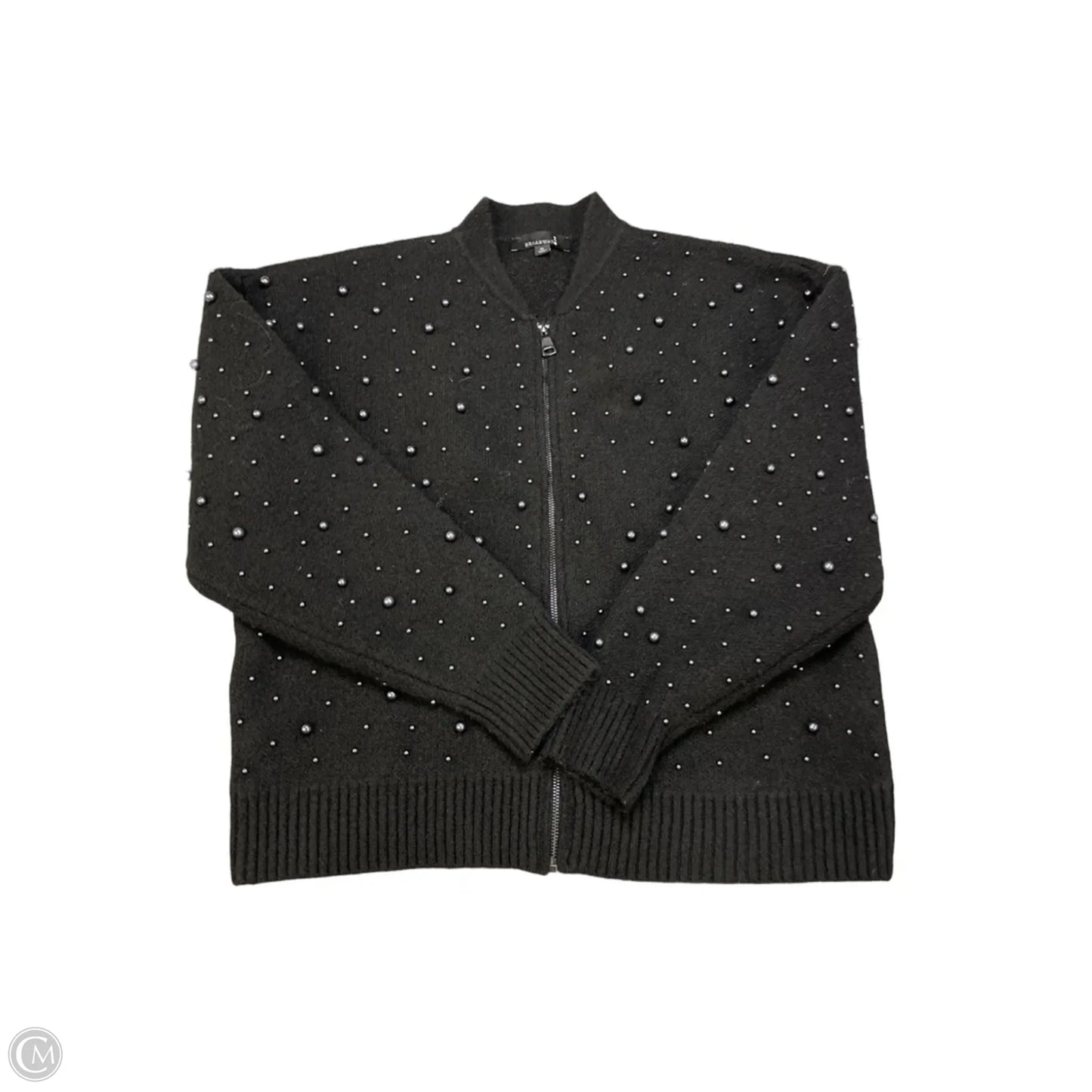 Sweater Cardigan By Clothes Mentor In Black, Size: Xl