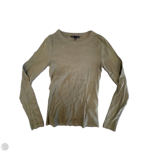Top Long Sleeve By Banana Republic In Green, Size: Xs