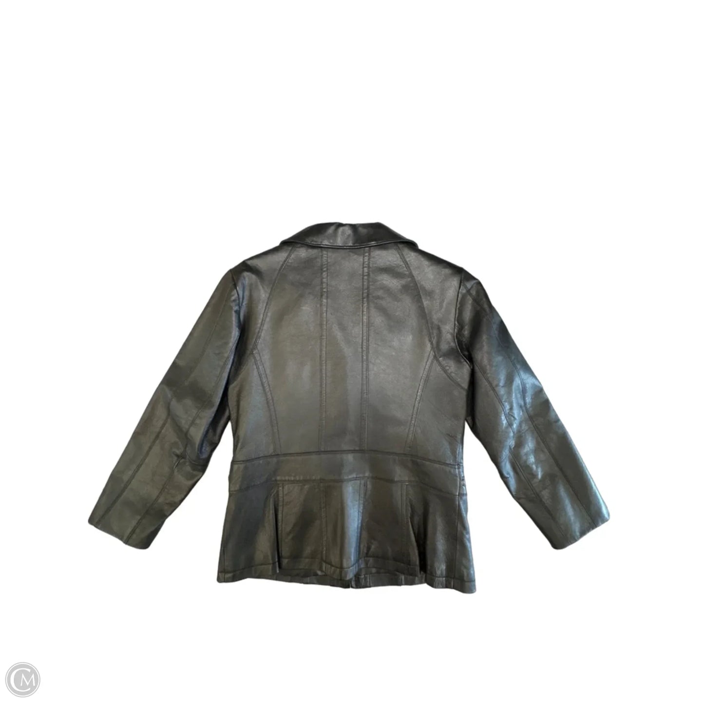 Jacket Leather By East 5th In Black, Size: S