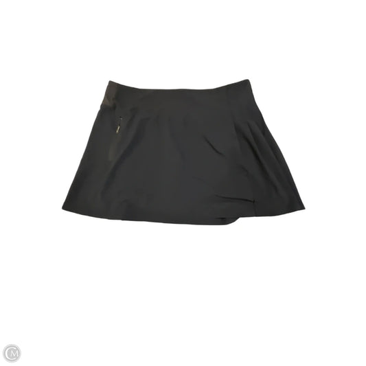 Athletic Skort By Athleta In Black, Size: Xl