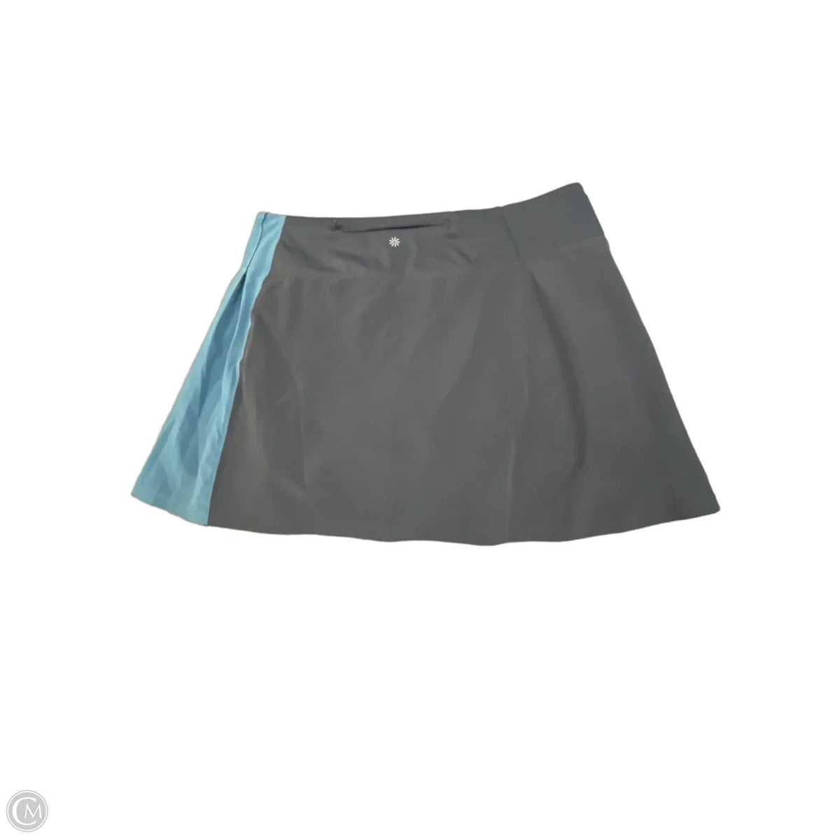 Athletic Skort By Athleta In Blue & Grey, Size: Xl