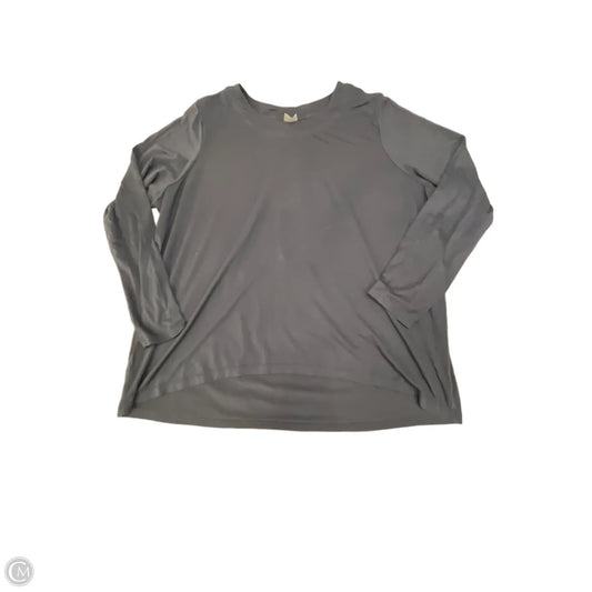 Athletic Top Long Sleeve Collar By Athleta In Navy, Size: Xl
