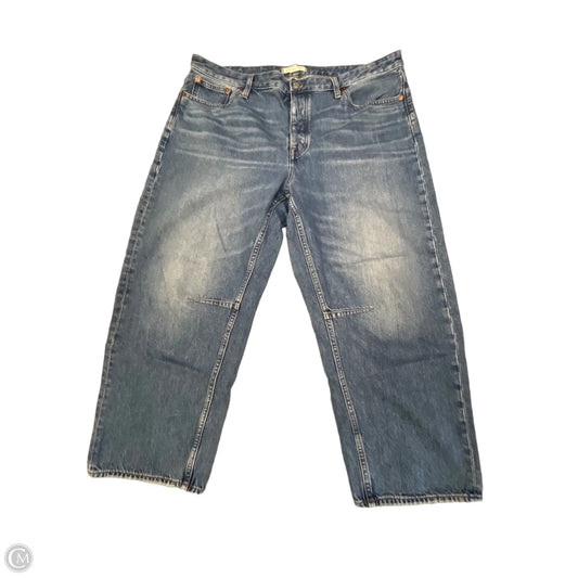 Jeans Wide Leg By Madewell In Blue, Size: 14