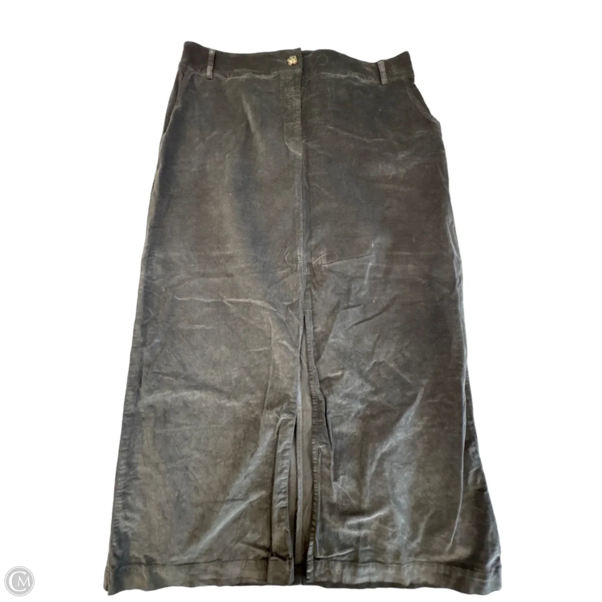 Skirt Maxi By Self Contrast In Grey, Size: L