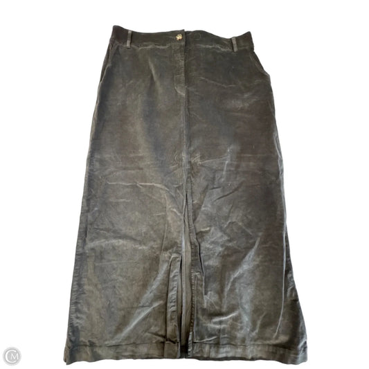 Skirt Maxi By Self Contrast In Grey, Size: L