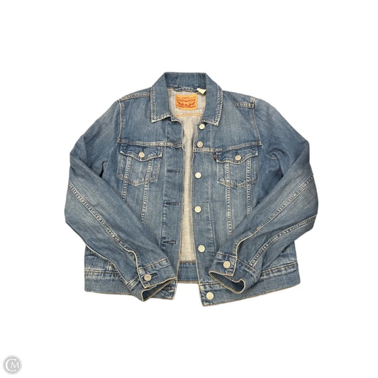 Jacket Denim By Levis In Blue, Size: L