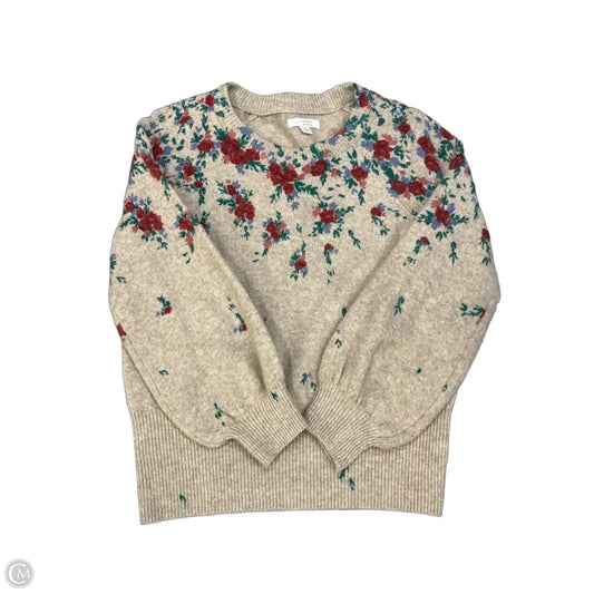 Sweater By Lauren Conrad In Floral Print, Size: Xs