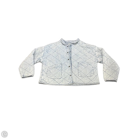 Jacket Puffer & Quilted By Z Supply In Blue, Size: L