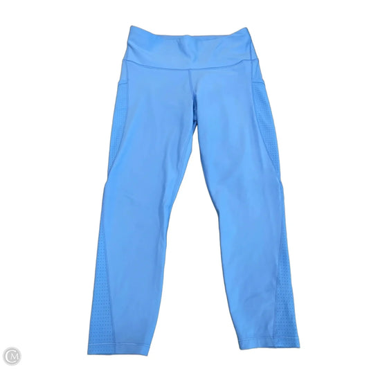 Athletic Leggings By Athleta In Blue, Size: L