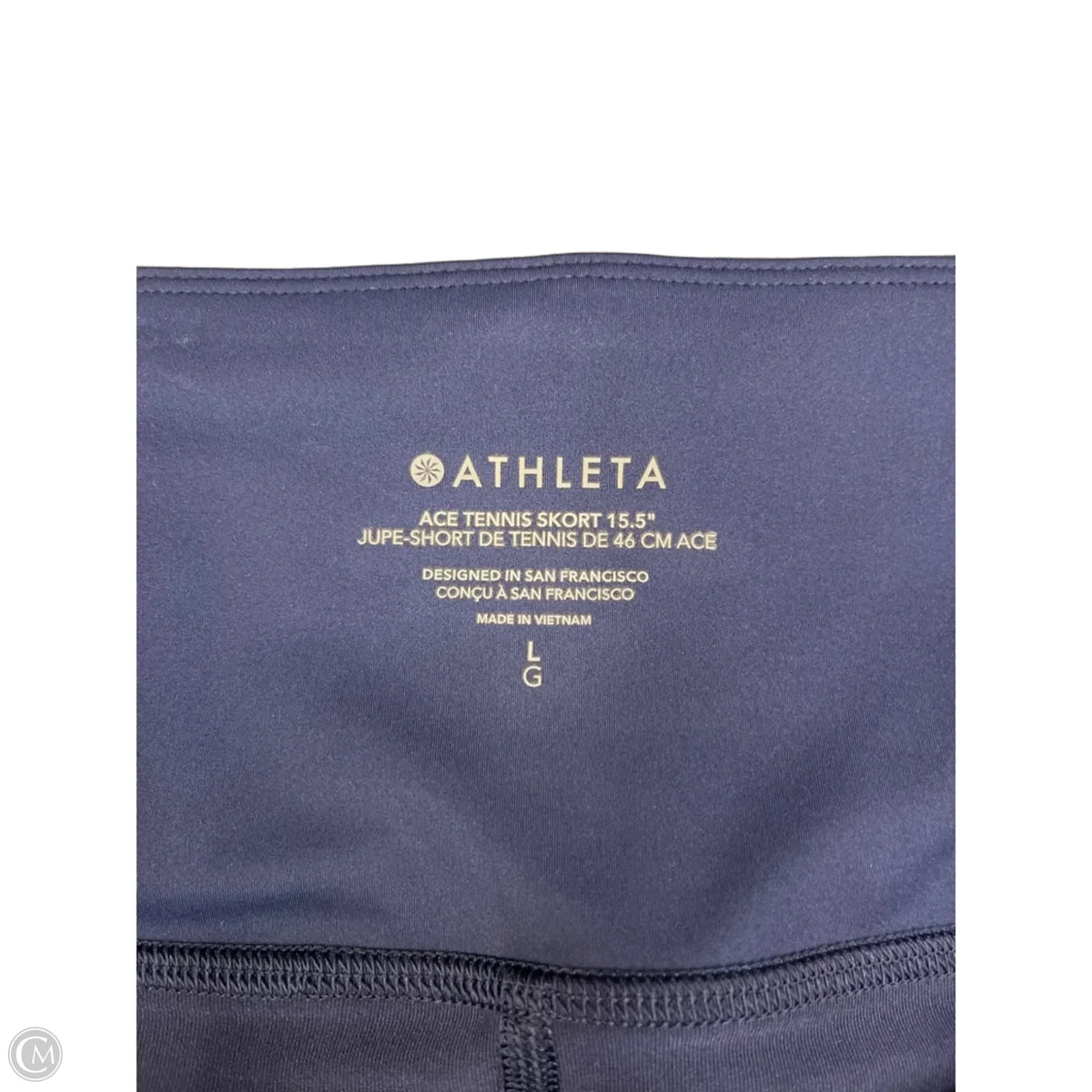 Athletic Skirt By Athleta In Navy, Size: L