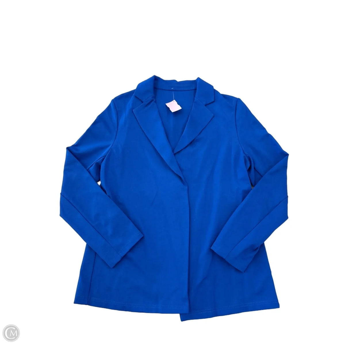 Blazer By Clothes Mentor In Blue, Size: L