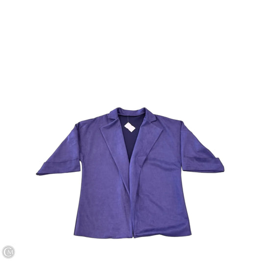 Blazer By Clothes Mentor In Purple, Size: M